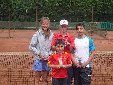 Michelle Otto, Fernando Abril (v.), Leo Eicker und Dean Wallendorf