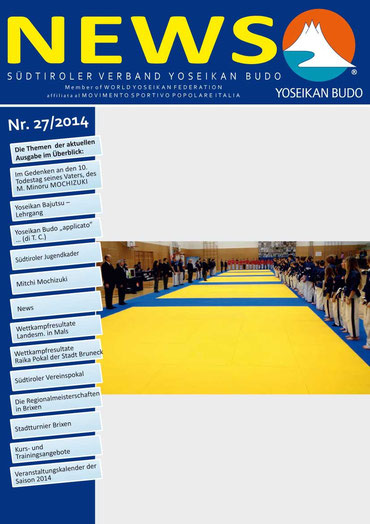 Newsletter Nr. 27-14 Südtiroler Verband Yoseikan Budo
