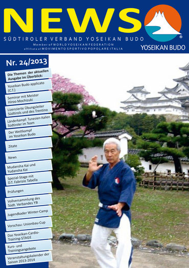 Newsletter Nr. 24-13 Südtiroler Verband Yoseikan Budo