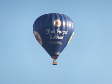 Diesen Ausblick auf den Ballon haben unsere Gäste im Garten genossen!