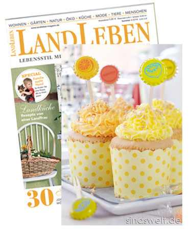 Landleben, Dekoidee, Recycling, Recyclingidee, Muffin, Cupcake
