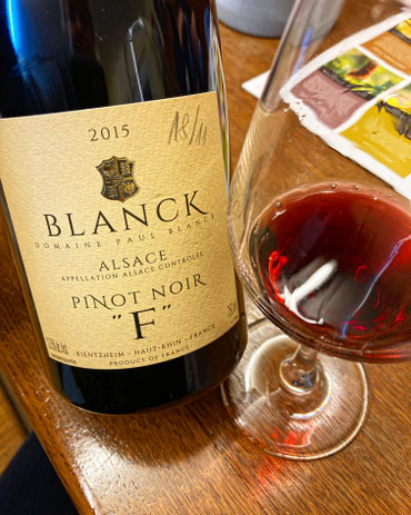 "Quand il te faut plus de Force, Feu, Fer, Furstentum" - Pinot Noir F 2015 du Domaine Paul Blanck à Kientzheim