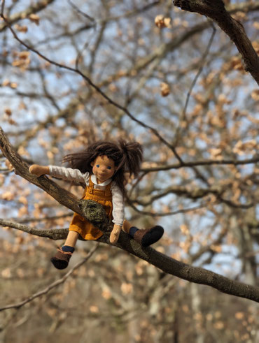 artistic doll, handcrafted doll, poupée ooak