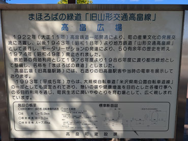 旧高畠駅跡