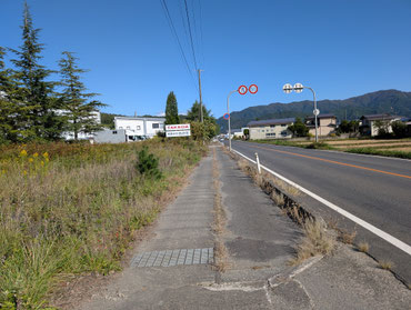 国道113号線と合流