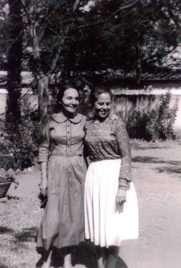 L-R ; Mehera Irani & Adele Wolkin