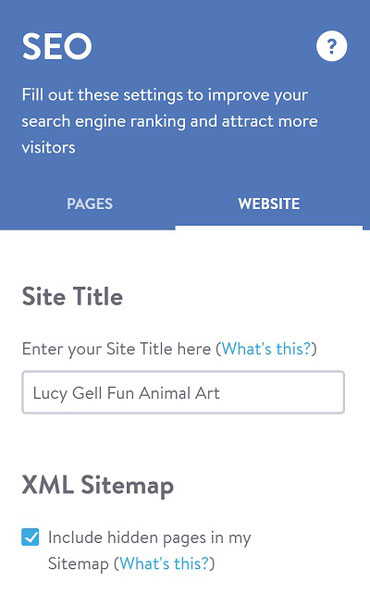 seo search engine optimisation meta title description art craft photography