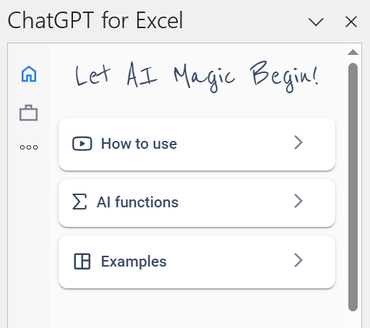 Excel ChatGPT einbinden