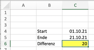 Excel Zeitdifferenz berechnen