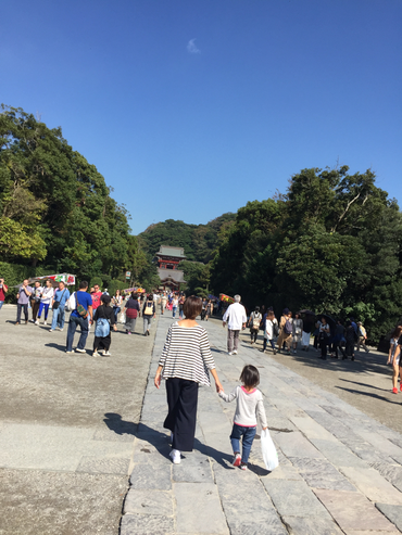 ママとなっちゃん(娘)に導かれるように鎌倉へ!!横浜・美容室 休日は