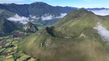 Vulkandome in Pululahua