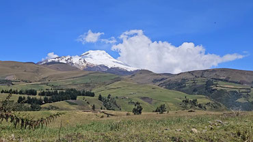 Vulkan Cayambe, der dritthöchste Vulkan Ecuadors