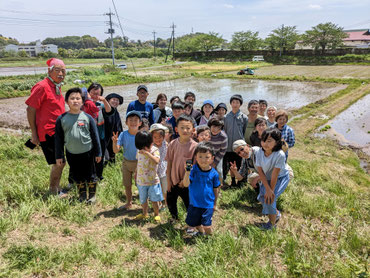 第9回小竹田んぼ体験 参加者の皆さん