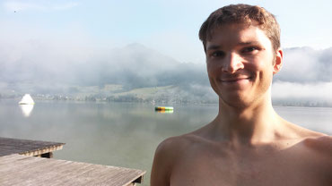 Dominik Sowieja Triathlet Walchsee Freiwasserschwimmen 