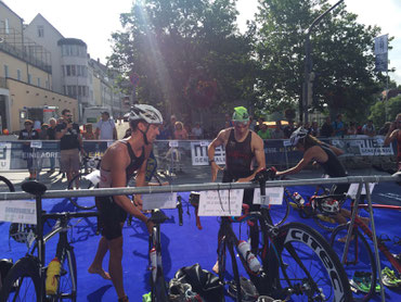 Dominik Sowieja Triathlon Tübingen Wechselzone