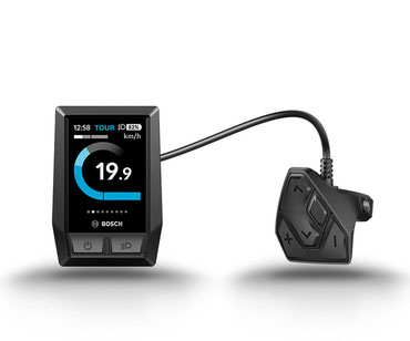 Das Bosch Kiox Display ist für sportliche Fahrten mit dem e-Bike geeignet.