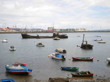 Der Hafen von Sandander