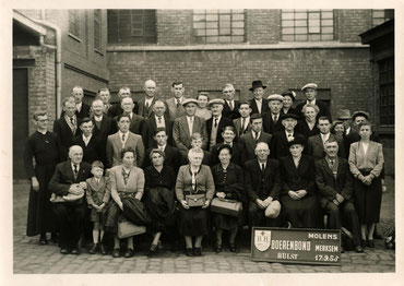 De Boerenbond van Hulst op bezoek in Merksem-1953