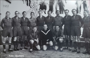 Deutscher Fußballmeister 1951 - 1. FC Kaiserslautern (Foto: Bachem)