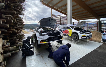 Julian Wagner / Jürgen Heigl - Skoda Fabia Rally2 Evo // Raimund Baumschlager BRR VW Polo R5 Rally2