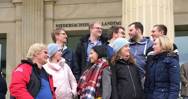 Ein Besuch im neuen/alten Landtag in Hannover kann auch für Jugendleiter Impulse geben - Foto: SJR