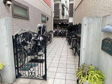 カイカの駐輪場