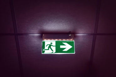 Flucht- und Rettungsplan nach DIN ISO 23601 für ein Unternehmensgebäude