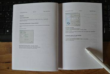 Wie erstelle ich ein Handbuch?