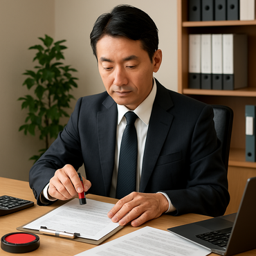 クーリングオフの書面を確認する行政書士