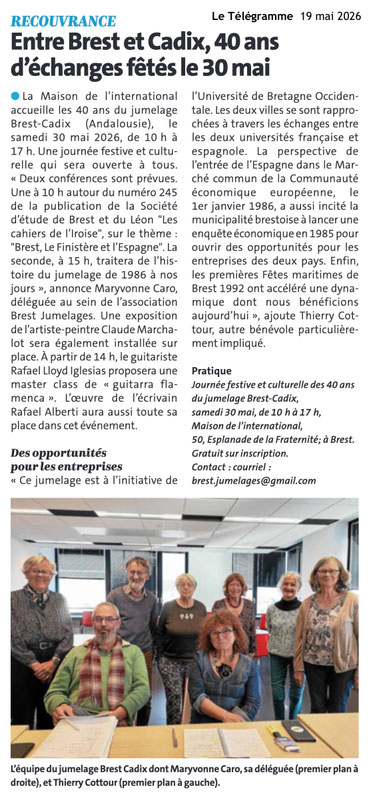 Le Télégramme, 19 mai 2026
