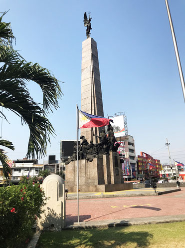 First Image of the Andres Bonifacio Monument in Caloocan City in Metro Manila, Philippines