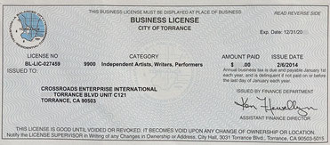 米国ビジネスライセンス