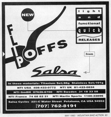 Salsa - oldschoolracing.ch - vintage Mountainbikes race ready! Salsa - oldschoolracing.ch - vintage Mountainbikes race ready!