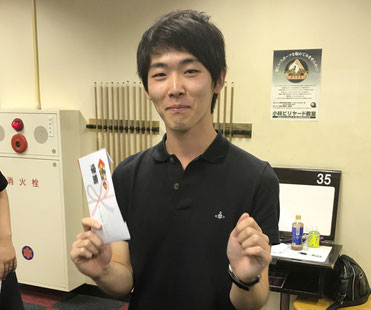 優勝：小宮鐘之介　Photo : TPA