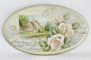 掲載作品「A　Lovely Village ―石造りの美しい村で」