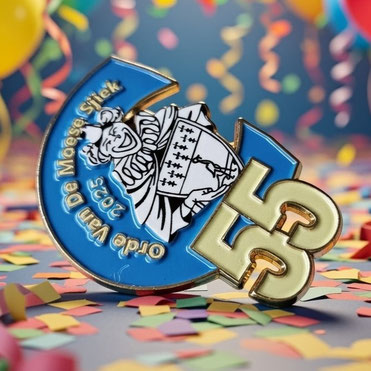 Pin carnaval met logo