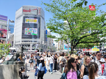 Hachi statue