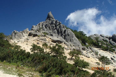 鳳凰山　登山　ガイド