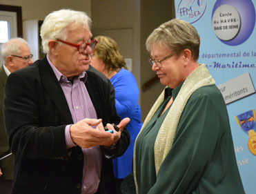 Hélène GRAINDOR et le Président national Christian LEGEARD