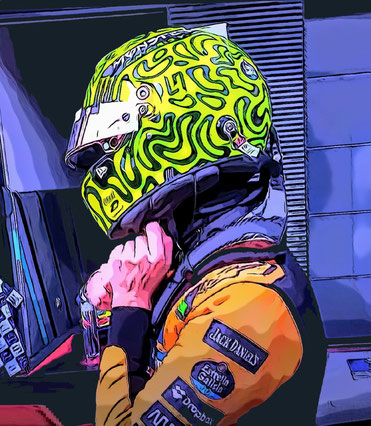 Lando Norris by Muneta & Cerracín
