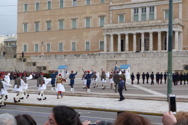 The changing of the presidential guard