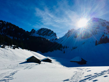 Alp Mieschflue Simmental Skitour