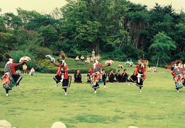 鬼剣舞(1996年北上みちのく芸能祭りにて)