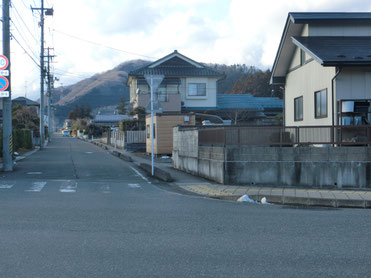 熊ヶ根宿中心地（古道）