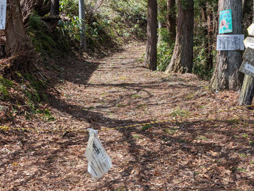 奥新川変電所への入り口
