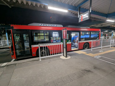 BRT大船渡線（気仙沼駅にて）