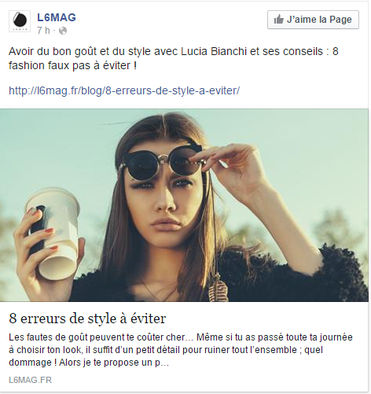 Les fautes de goût pour le style d'une femme
