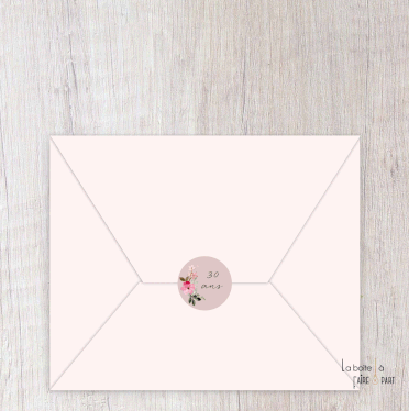 Invitation anniversaire femme gif animé-invitation virtuel-digital-invitation anniversaire numérique animé-électronique-à envoyer via les réseaux sociaux-whatsapp-facebook-messenger-mms-bouquet de fleurs-champêtre-carré-florale