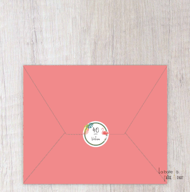 Invitation anniversaire femme gif animé-invitation virtuel-digital-invitation anniversaire numérique animé-électronique-à envoyer via les réseaux sociaux-whatsapp-facebook-messenger-mms-ananas et flamant rose-tropical-jungle