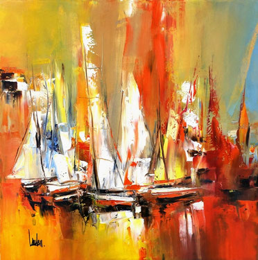 "Passing red" - 60x60